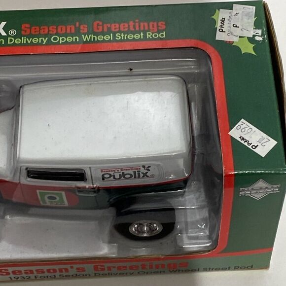 Publix Multicolor 1932 Ford Sedan Delivery Open Wheel Street Rod Christmas - Picture 2 of 8